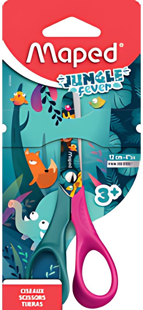 Maped Ciseaux JUNGLE fever VIVO, 120 mm, assorti