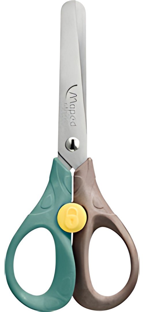Maped Ciseaux SECURITY SMILING PLANET, ronds, 130 mm