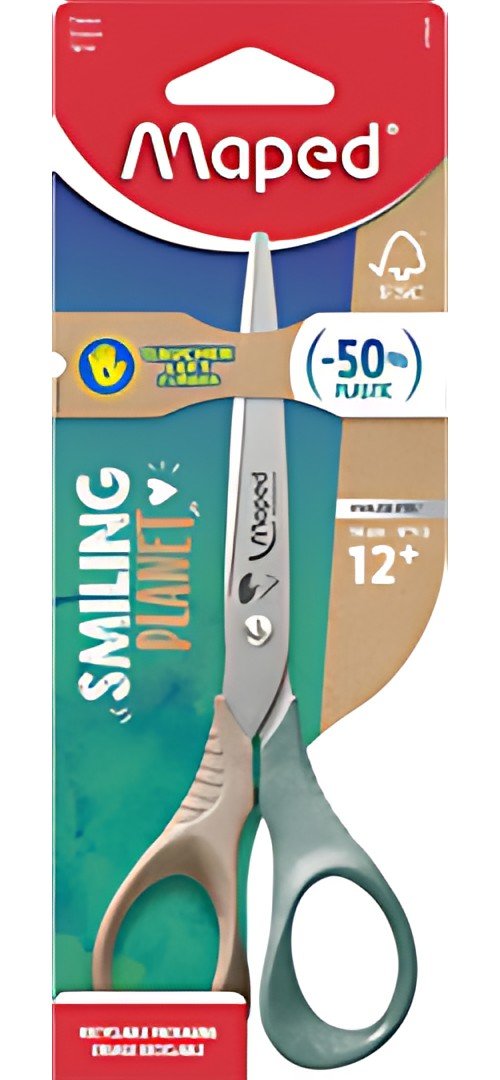 Maped Ciseaux SHAPE SMILING PLANET, ronds, 160 mm, gauchers