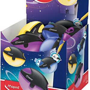 Maped Taille-crayon Galactic, en plastique, présentoir de 24