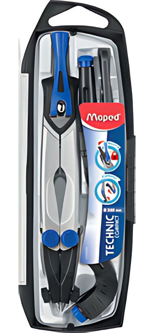 Maped Compas scolaire Technic Concept, set de 5 pièces
