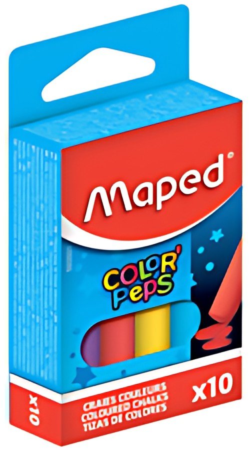 Maped Craie pour tableau COLOR'PEPS, rond, assorti
