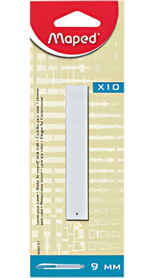 Maped Lames de rechange pour cutter, lame: 9 mm