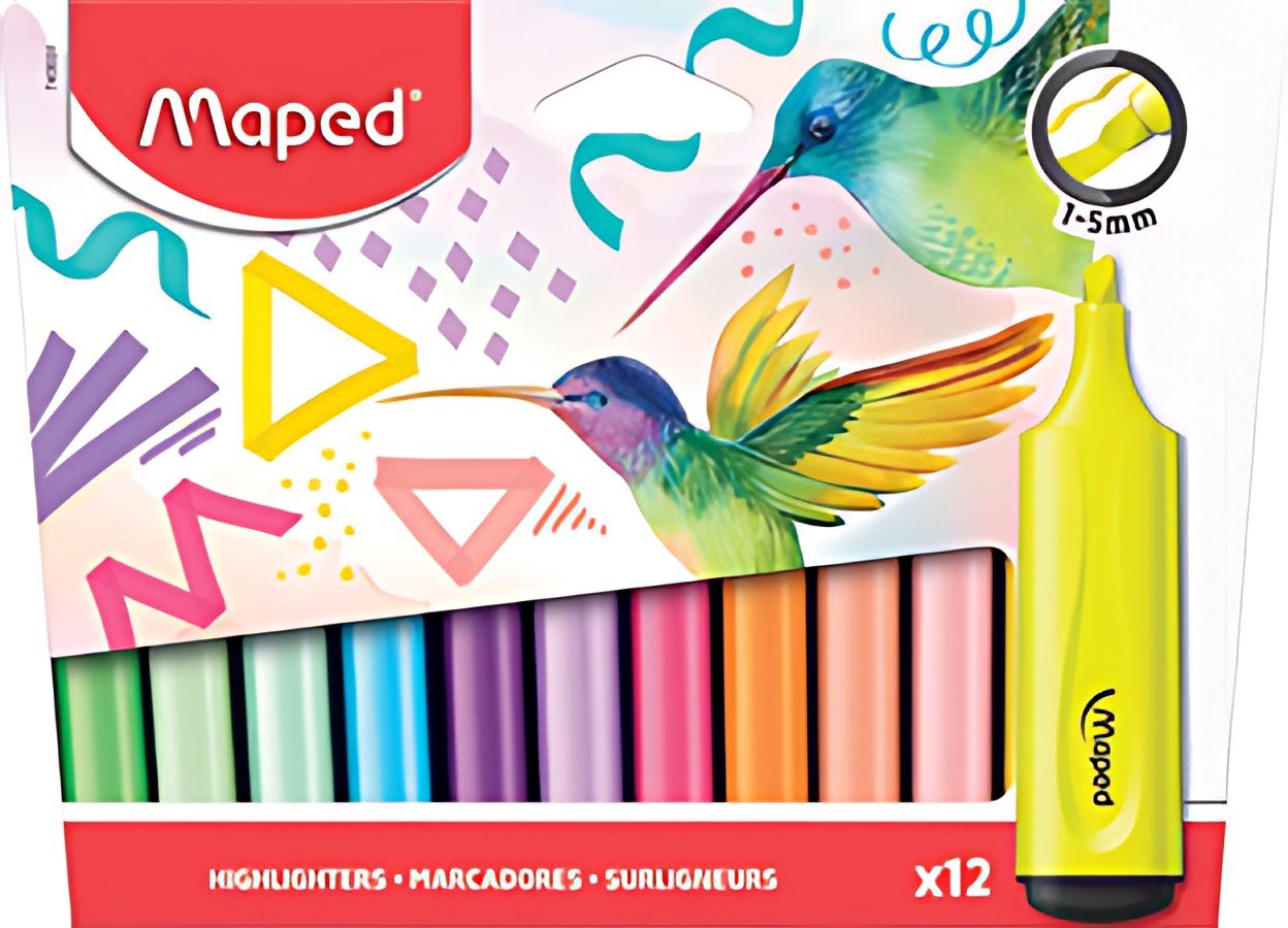 Maped Surligneur FLUO'PEPS Classic, boîte carton de 12