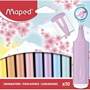 Maped Surligneur FLUO'PEPS PASTEL, blister de 10