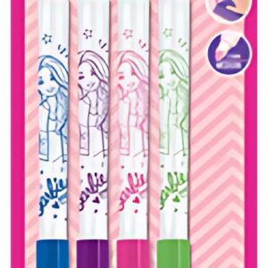 Maped Marqueur pour ardoise Barbie, blister de 4