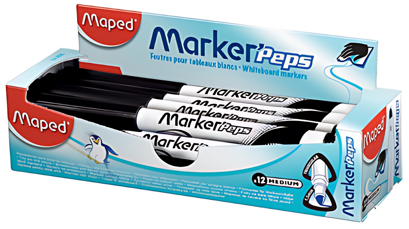 Maped Feutre pour tableau blanc Marker'Peps, noir
