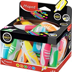 Maped Surligneur FLUO'PEPS Soft Pocket, présentoir de 48