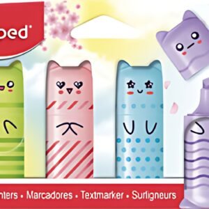 Maped Surligneur Mini PASTEL, blister de 4