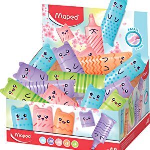 Maped Surligneur Mini PASTEL, présentoir de 48