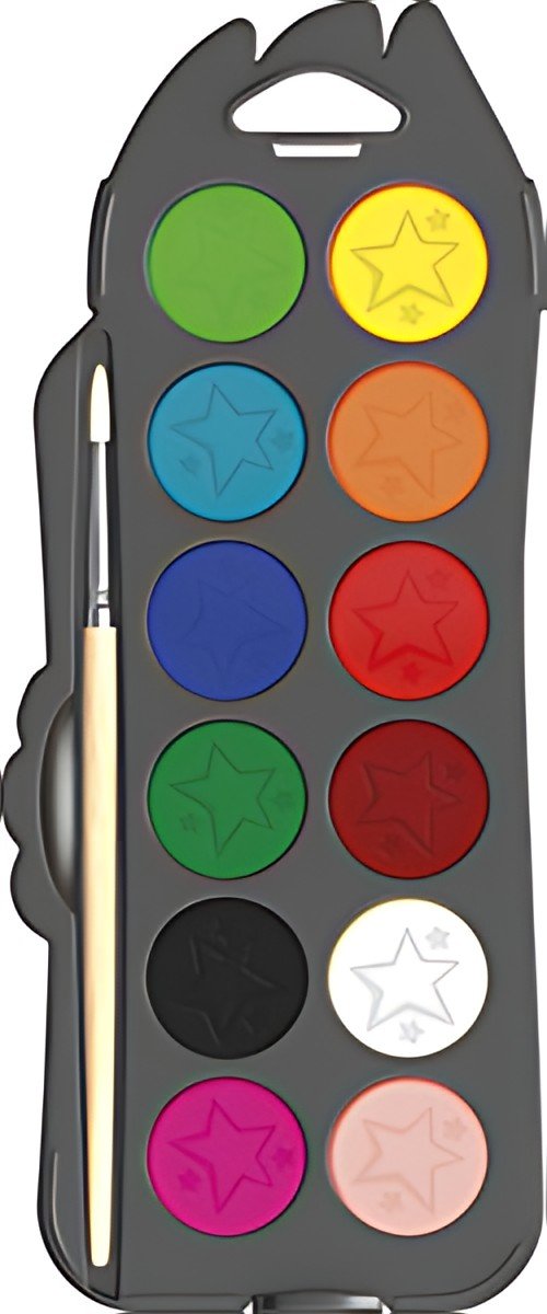 Maped Pastilles de peinture COLOR'PEPS, 12 couleurs