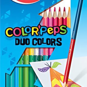Maped Crayons bicolores COLOR'PEPS DUO, triangulaire, étui