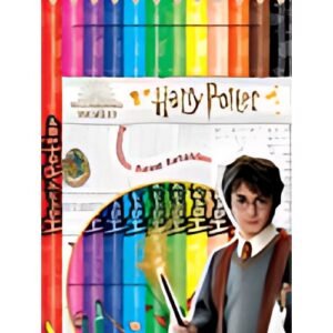 Maped Crayon de couleur triangulaire HARRY POTTER,étui de 12