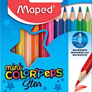 Maped Crayons de couleur COLOR'PEPS Mini, étui carton de 12
