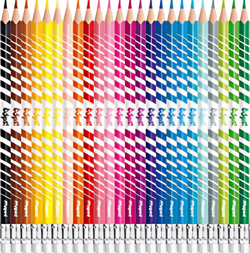 Maped Crayons de couleur COLOR'PEPS, effaçable, étui de 24