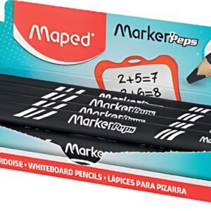 Maped Crayon ardoise Marker'Peps, présentoir de 12, noir
