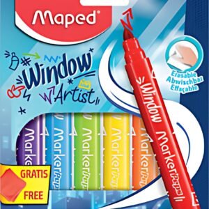Maped Marqueur pour vitre MARKER'PEPS Window, étui de 6