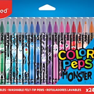 Maped Feutre COLOR'PEPS MONSTER, étui carton de 24