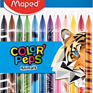 Maped Feutre COLOR'PEPS Animals, étui carton de 12