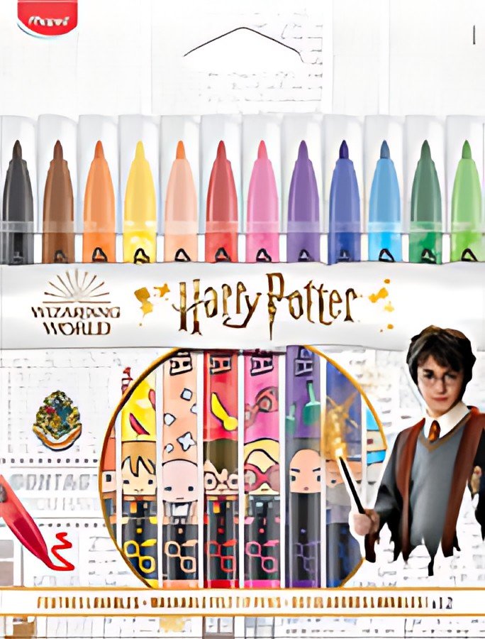 Maped Feutre HARRY POTTER, étui carton de 12