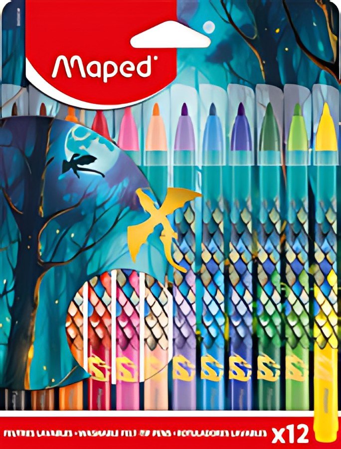 Maped Feutre DRAGON, étui en carton de 12