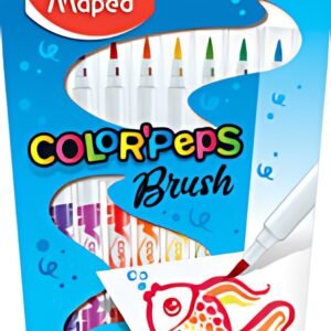 Maped Feutre COLOR'PEPS Brush, étui en carton de 10