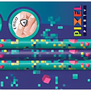 Maped Crayon de papier PIXEL PARTY, avec gomme, blister de 6