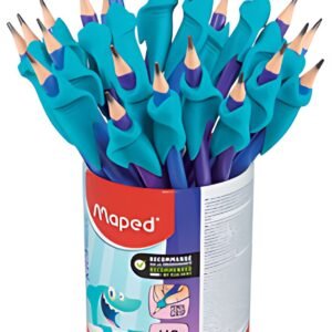 Maped Crayon de papier avec guide-doigt, pot de 22