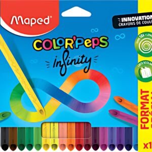 Maped Crayon de couleur COLOR'PEPS INFINITY, pochette de 12