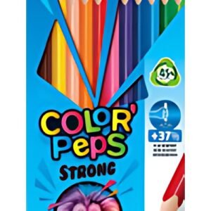 Maped Crayon de couleur COLOR'PEPS STRONG, étui carton de 12