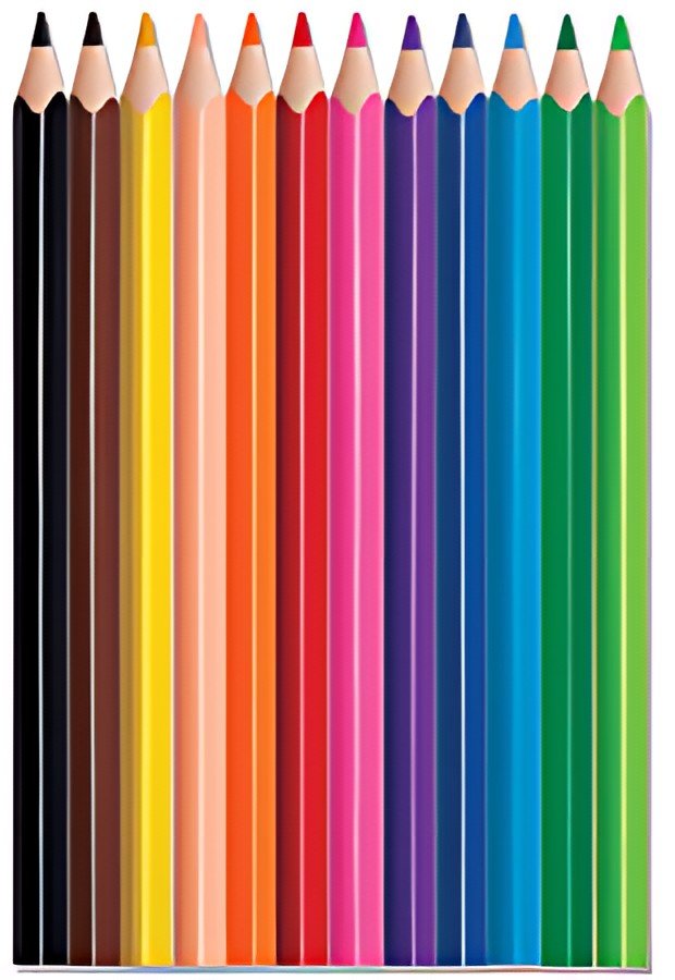 Maped Crayon de couleur triangulaire JUMBO COLOR'PEPS STRONG