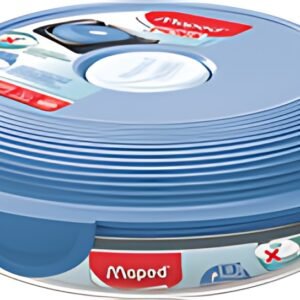 Maped PICNIK Assiette à déjeuner CONCEPT, en verre, bleu
