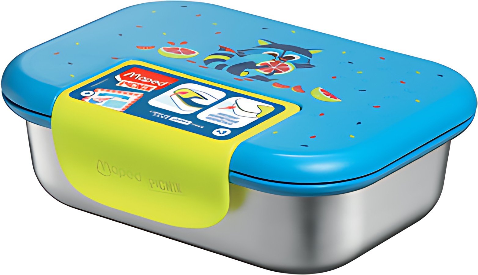 Maped PICNIK Boîte repas MINIZ Raton laveur, 0,9 litre