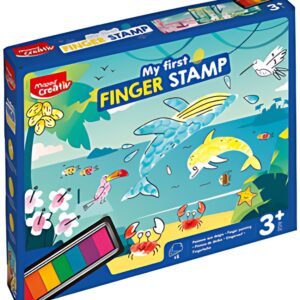 Maped Creativ my first Kit de tampon à doigts, 8 pièces