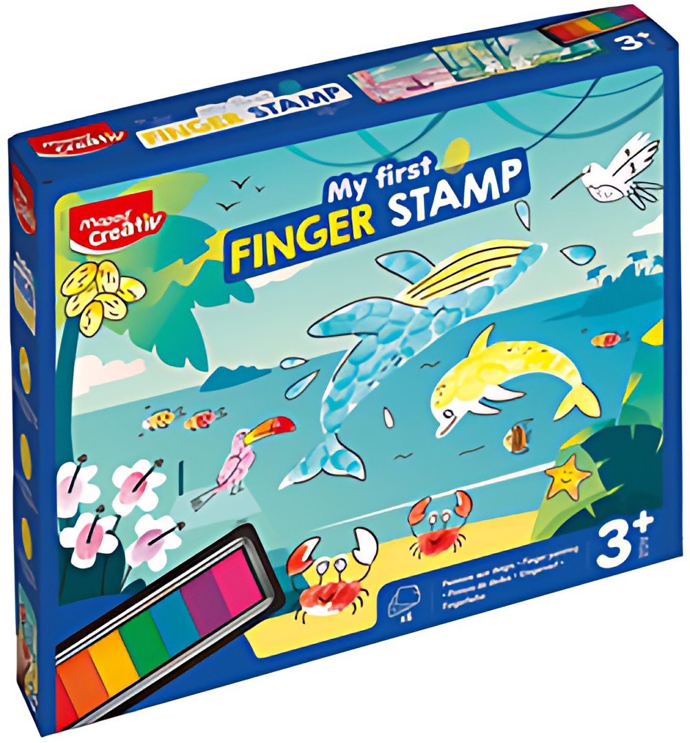 Maped Creativ my first Kit de tampon à doigts, 8 pièces