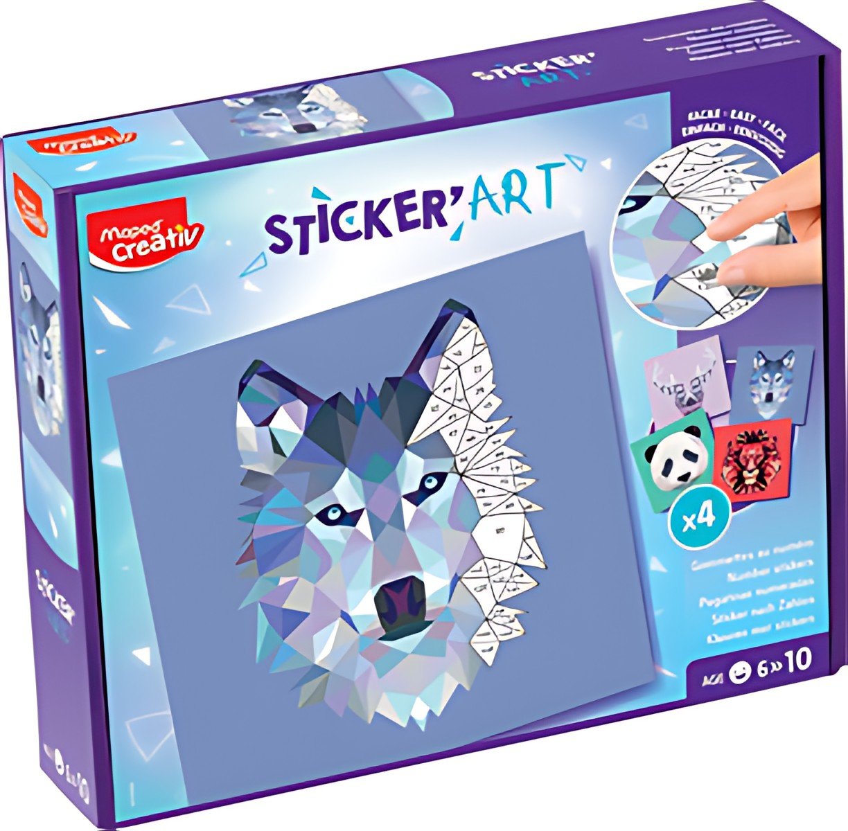 Maped Creativ Collage sur chiffres STICKER'ART CREATIVE SET