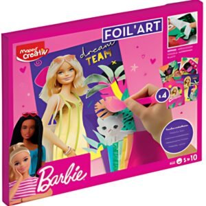 Maped Creativ Kit créatif FOIL ART Barbie, 18 pièces