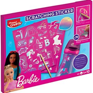 Maped Creativ Sticker à gratter SCRATCHING STICKER Barbie