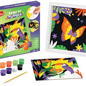 Maped Creativ Coffret de peinture au numéro Toucan/Papillon