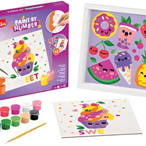 Maped Creativ Coffret de peinture au numéro Motif sucré