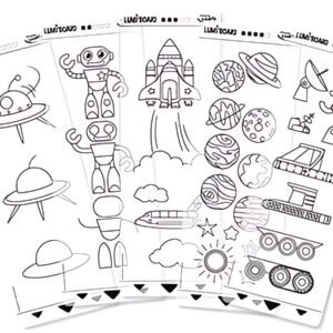 Maped Creativ Pack de recharge "Espace" pour LUMI BOARD