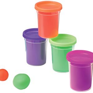 Maped Creativ Pâte à modeler, 4 couleurs fantaisie, 456 g