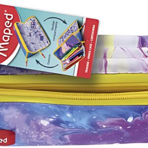 Maped Trousse double XXL FANCY "ROSA MARMOR"