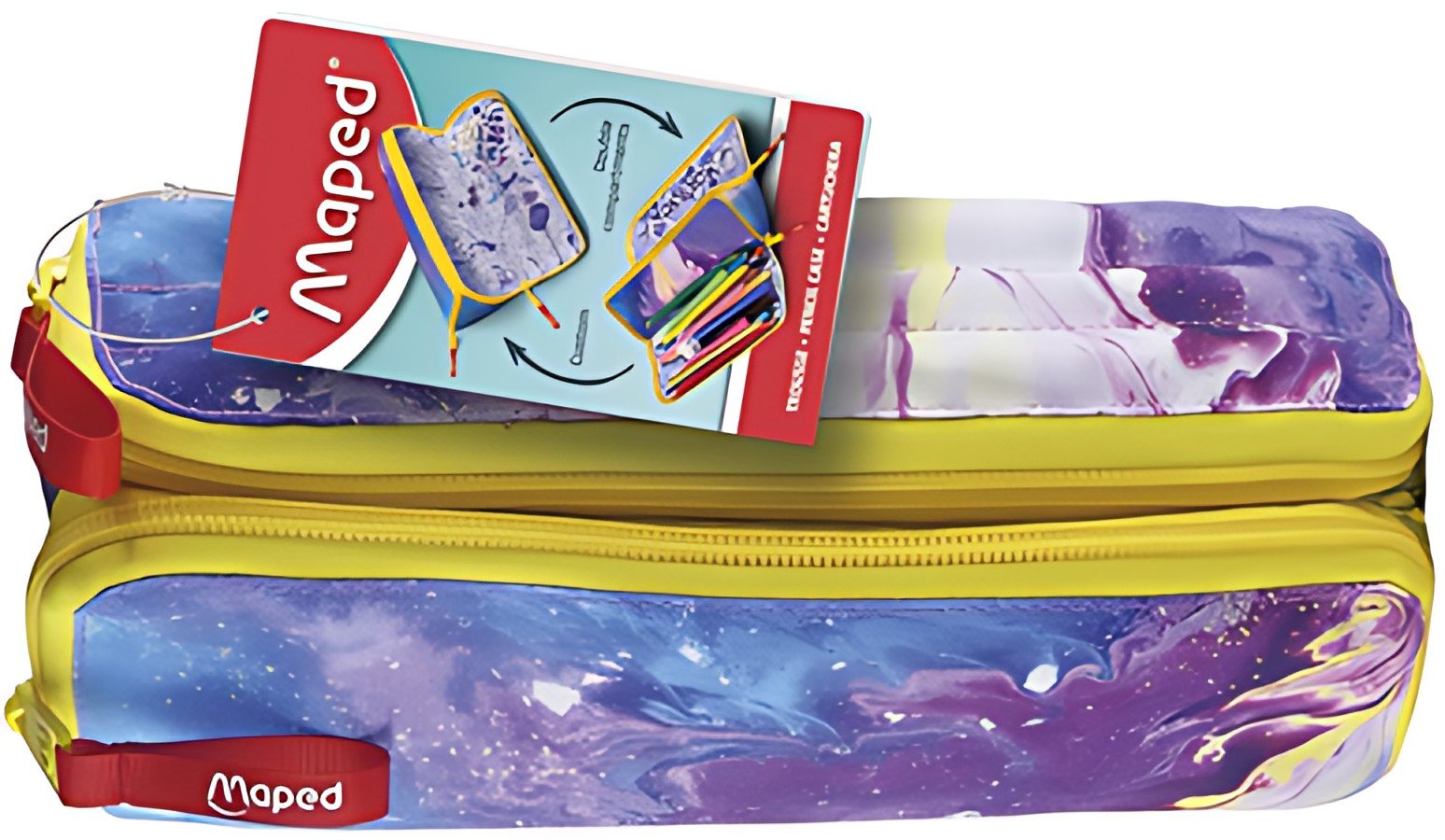 Maped Trousse double XXL FANCY "ROSA MARMOR"