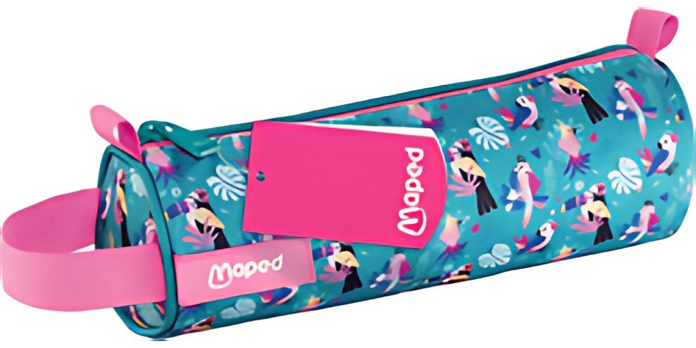 Maped Trousse ronde TROPICAL, en polyester