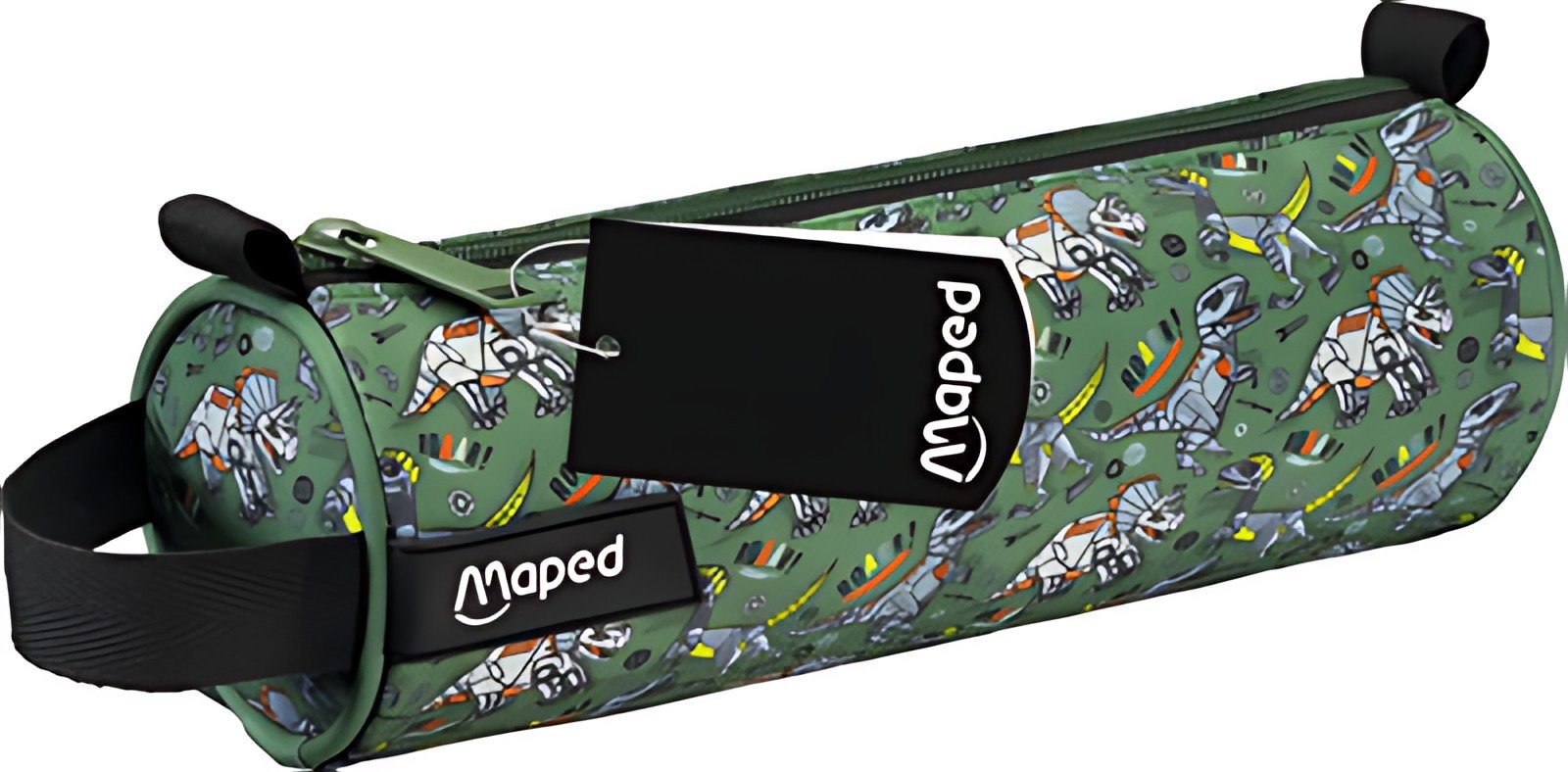 Maped Trousse ronde Dinosaure, vert/noir