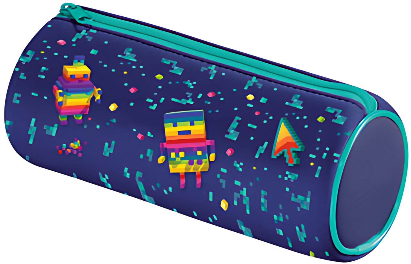 Maped Trousse ronde PIXEL PARTY, bleu