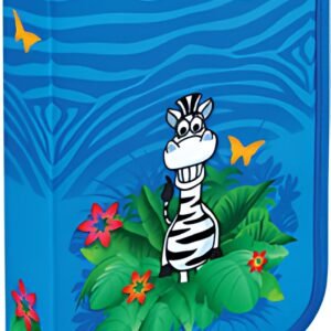 Maped Etui pour écolier Jungle, en polyester, bleu, garni