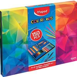 Maped Kit de dessin COLOR'PEPS, 150 pièces, boîte carton