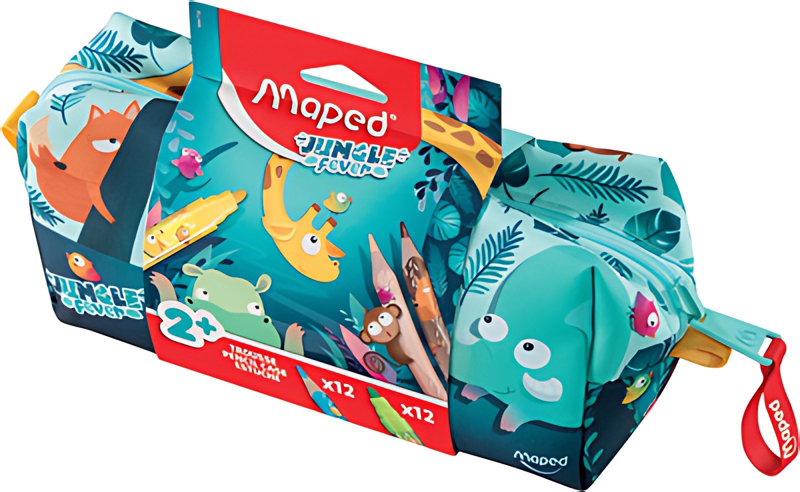 Maped Trousse JUNGLE fever, garni, 24 articles